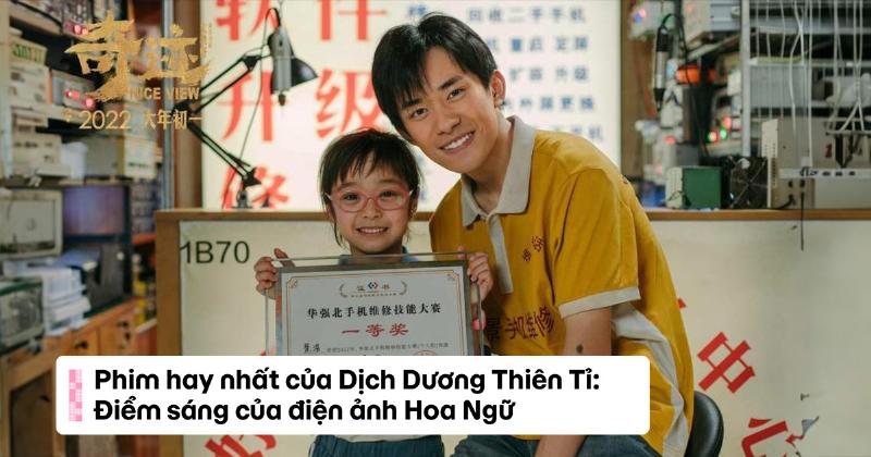 Dịch Dương Thiên Tỉ trong phim Em Cua Thoi Nien Thieu the hien noi tam nhan vat sau sac